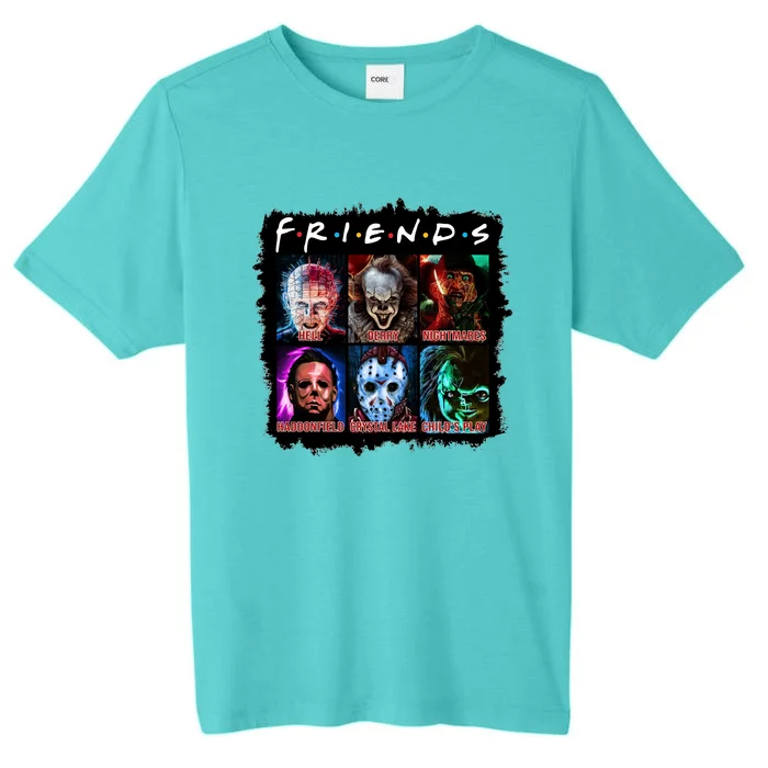 Horror Movie Character Halloween Friends Horror Fan Gift ChromaSoft Performance T-Shirt