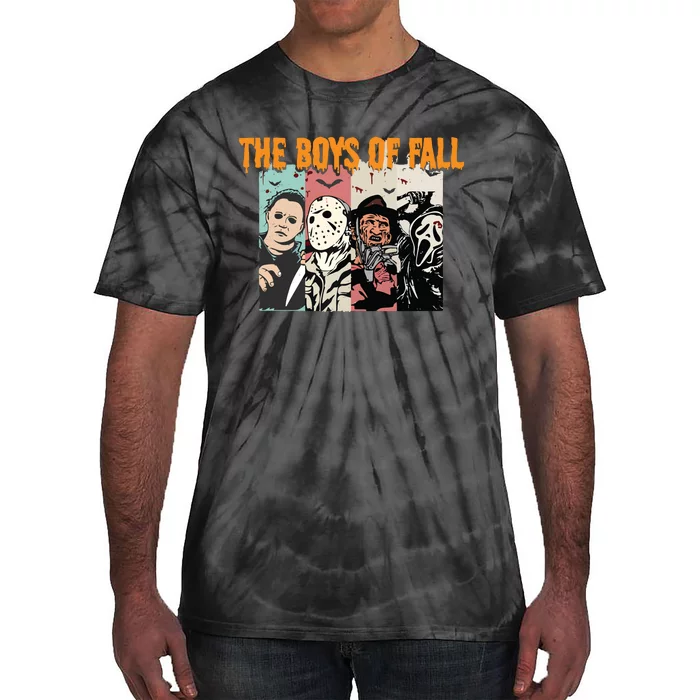 Horror Movie Characters Halloween Horror Tie-Dye T-Shirt