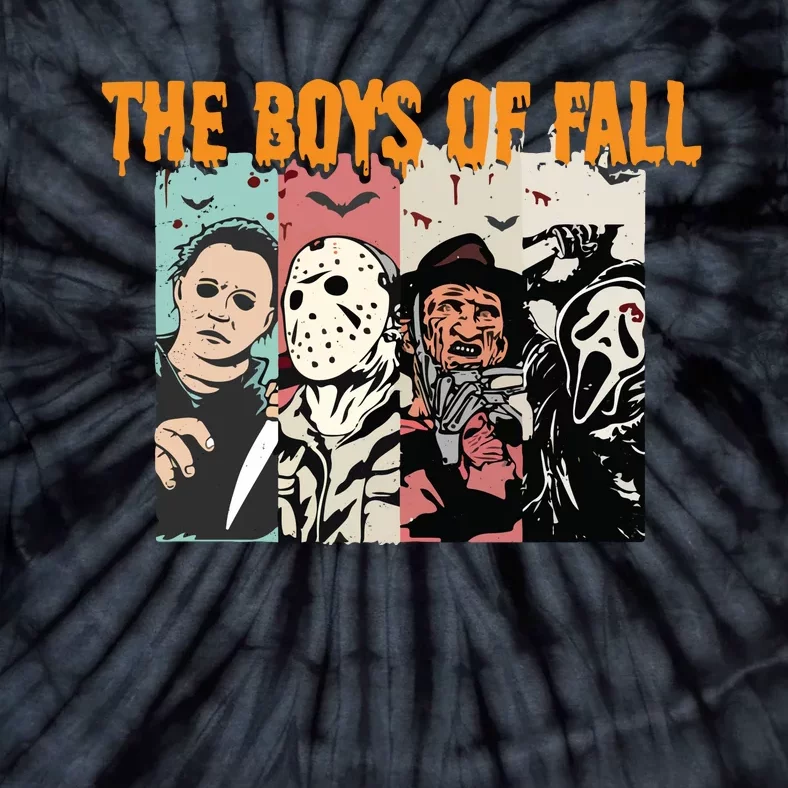 Horror Movie Characters Halloween Horror Tie-Dye T-Shirt