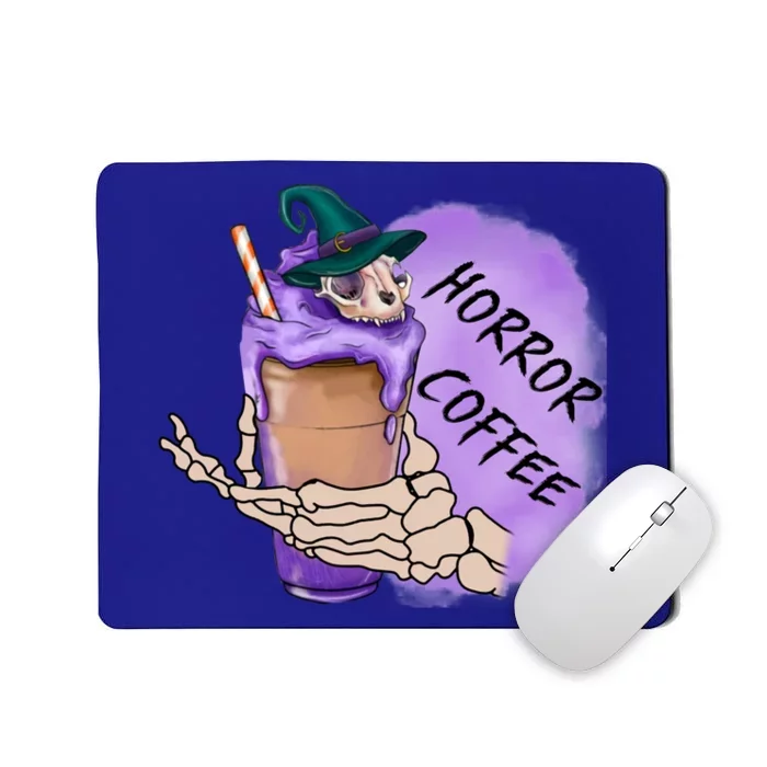 Horror Movie Coffee Fall Scary Movies Coffee Spooky Season Gift Mousepad