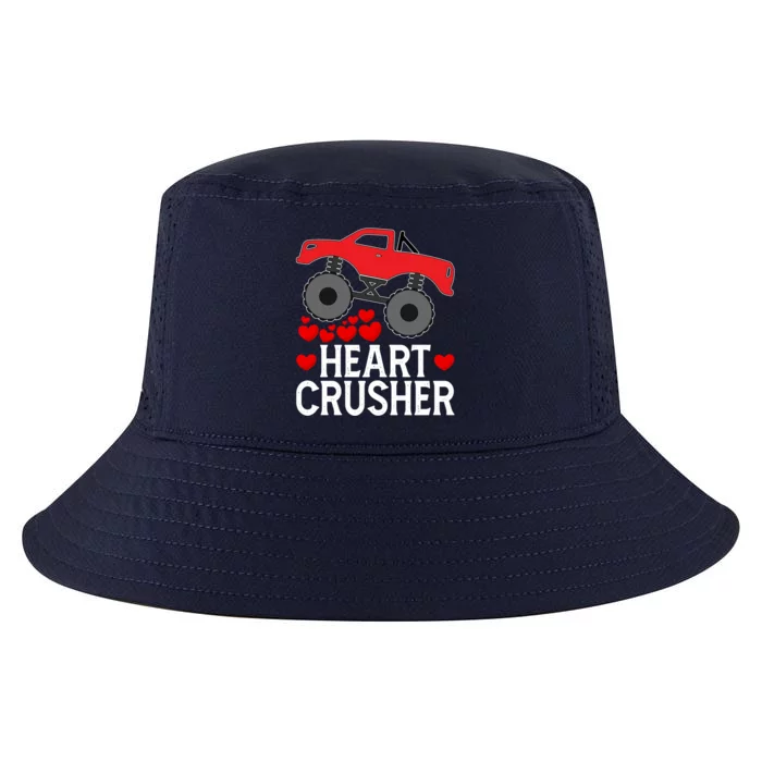 Heart Monstergifttruck Crusher Valentines Day Cute Cool Gift Cool Comfort Performance Bucket Hat