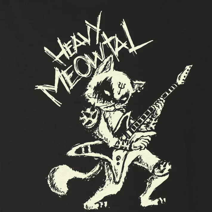 Heavy Metal Cats Gift Clothing Guitar Playing Cat Gothic Toddler Long Sleeve Shirt