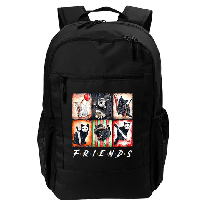 Horror Movies Cat Scary Funny Halloween Cat Daily Commute Backpack