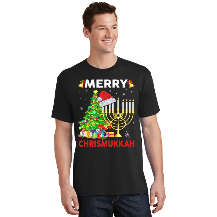 Hanukkah Merry Christmas Chrismukkah Ugly Sweater T-Shirt