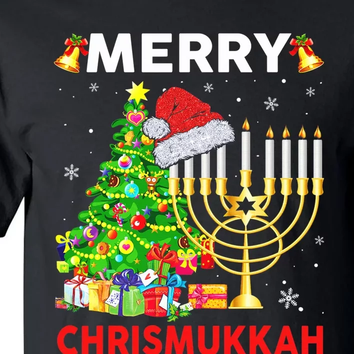 Hanukkah Merry Christmas Chrismukkah Ugly Sweater Tall T-Shirt