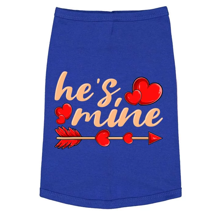 He's Mine Couple Valentine's Day Gift Doggie Tank