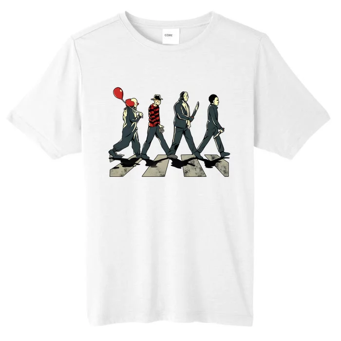 Horror Movie Characters Abbey Road Halloween Horror Nigh ChromaSoft Performance T-Shirt