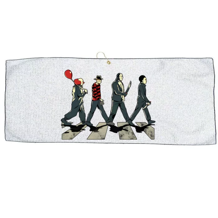 Horror Movie Characters Abbey Road Halloween Horror Nigh Large Microfiber Waffle Golf Towel