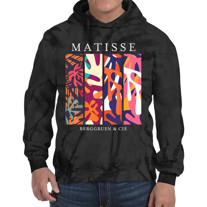 Henri Matisse Cut Outs Art Lover Teachers Tie Dye Hoodie