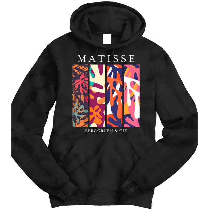 Henri Matisse Cut Outs Art Lover Teachers Tie Dye Hoodie