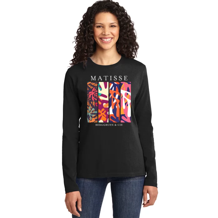 Henri Matisse Cut Outs Art Lover Teachers Ladies Long Sleeve Shirt