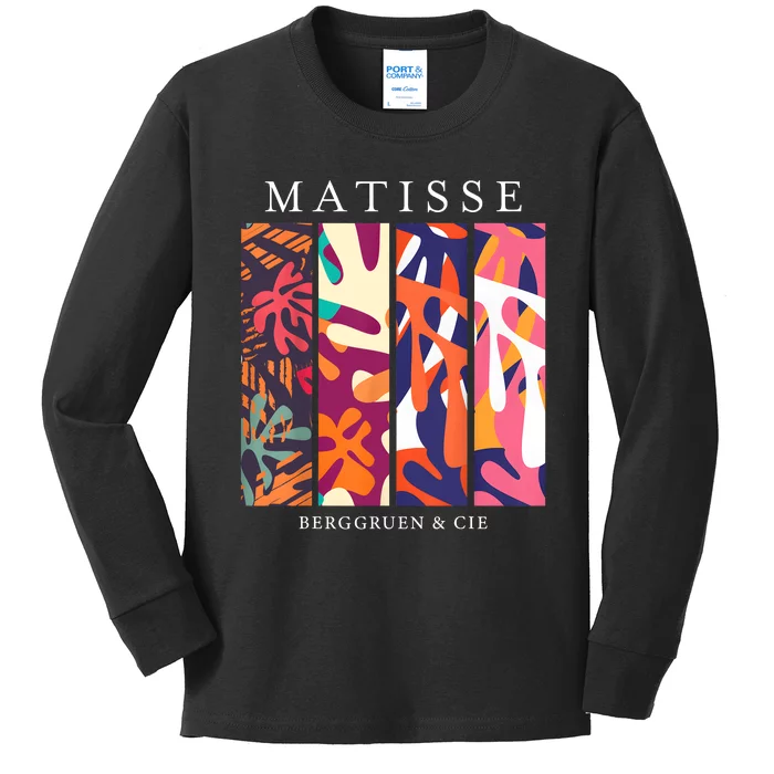 Henri Matisse Cut Outs Art Lover Teachers Kids Long Sleeve Shirt