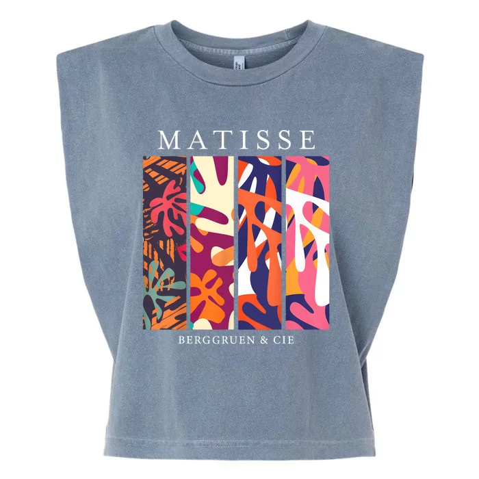 Henri Matisse Cut Outs Art Lover Teachers Garment-Dyed Women's Muscle Tee