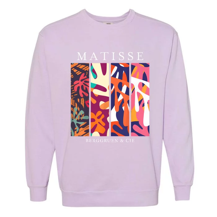 Henri Matisse Cut Outs Art Lover Teachers Garment-Dyed Sweatshirt