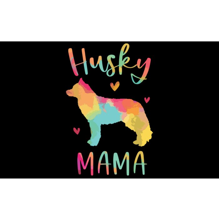 Husky Mama Colorful Siberian Husky Gifts Dog Mom Bumper Sticker