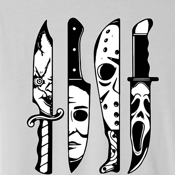 Horror Movie Characters In Knives ChromaSoft Performance T-Shirt