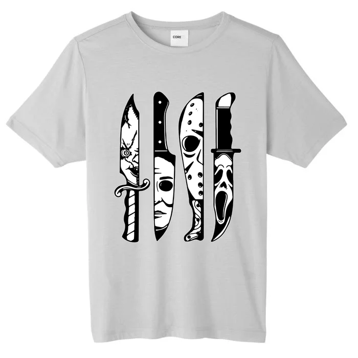 Horror Movie Characters In Knives ChromaSoft Performance T-Shirt