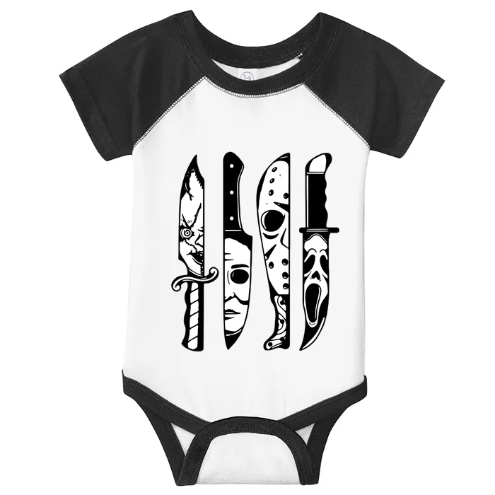 Horror Movie Characters In Knives Infant Baby Jersey Bodysuit