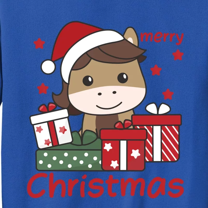 Horse Merry Christmas Festive Season Horse Great Gift Sweatshirt