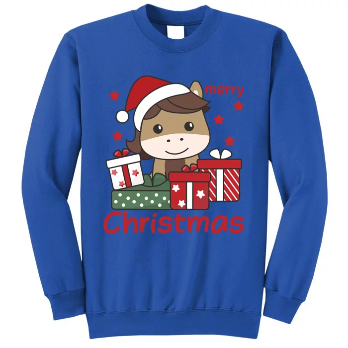 Horse Merry Christmas Festive Season Horse Great Gift Sweatshirt