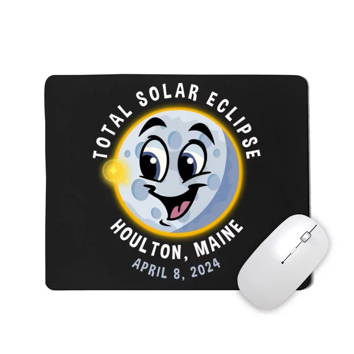 Holton Maine Cute Solar Eclipse April 8 2024 Moon Mousepad