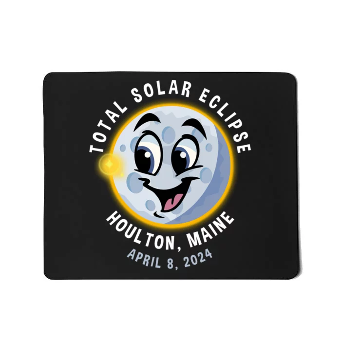 Holton Maine Cute Solar Eclipse April 8 2024 Moon Mousepad