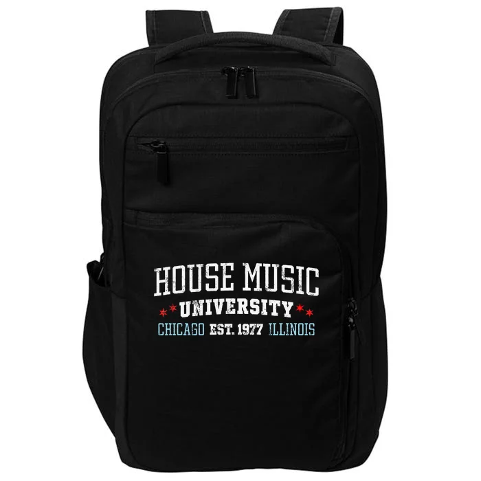 House Music Chicago House Music DJ EDM Impact Tech Backpack