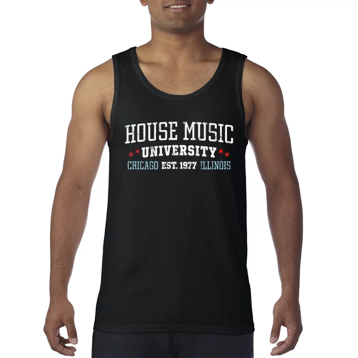 House Music Chicago House Music DJ EDM Tank Top