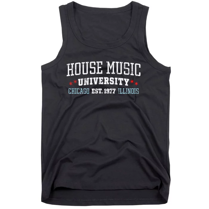 House Music Chicago House Music DJ EDM Tank Top