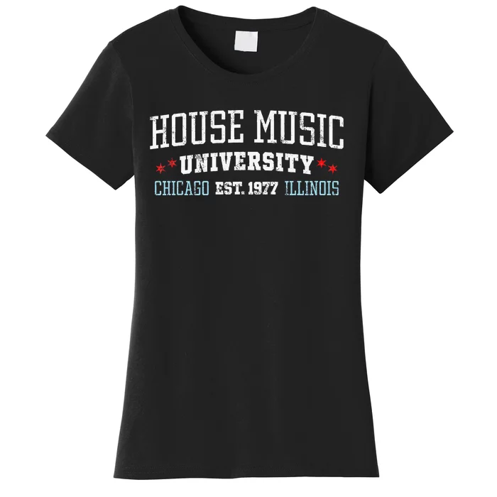 House Music Chicago House Music DJ EDM Women's T-Shirt