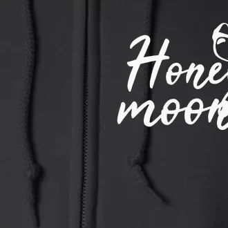 Honey Moonin Couple Honeymoon Full Zip Hoodie