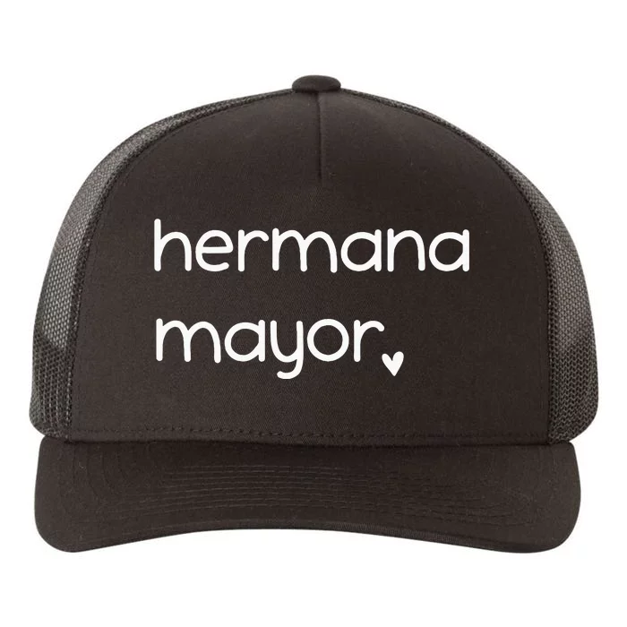 Hermana Mayor Cute Big Sister Spanish Yupoong Adult 5-Panel Trucker Hat