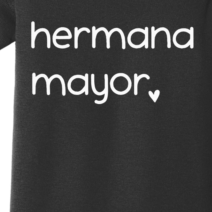 Hermana Mayor Cute Big Sister Spanish Baby Bodysuit