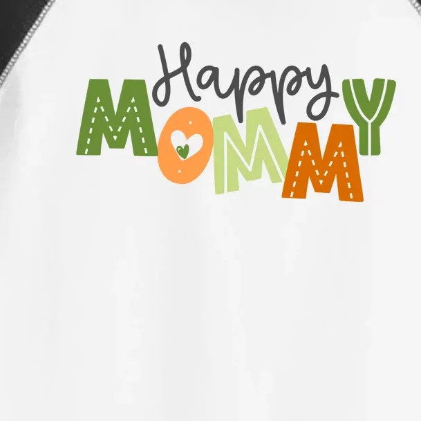 Happy Mommy Cute Mom Gift Toddler Fine Jersey T-Shirt