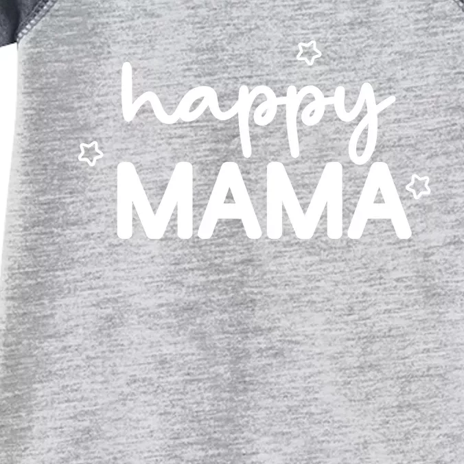 Happy Mama Cute Mom Gift Infant Baby Jersey Bodysuit