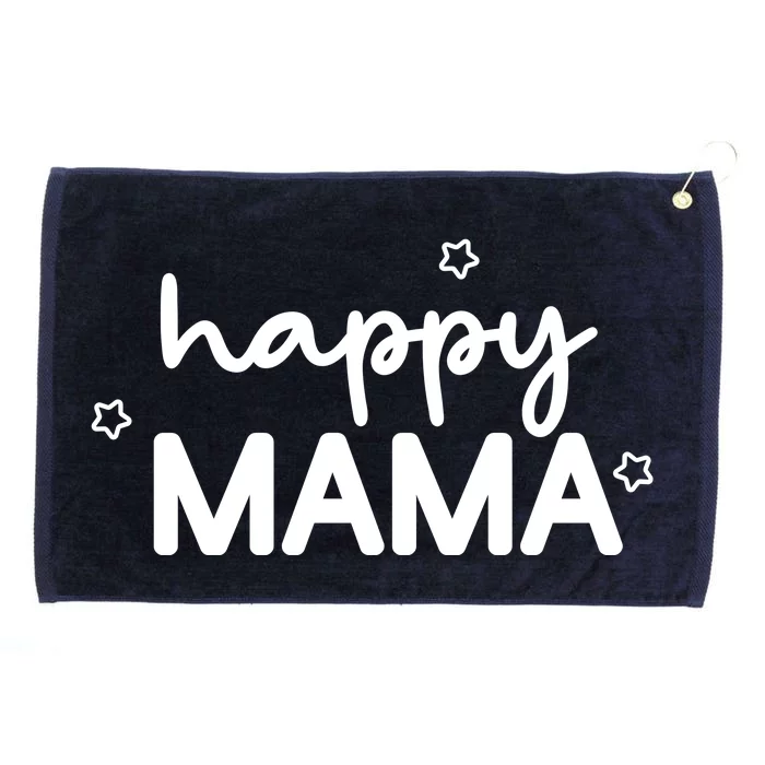 Happy Mama Cute Mom Gift Grommeted Golf Towel