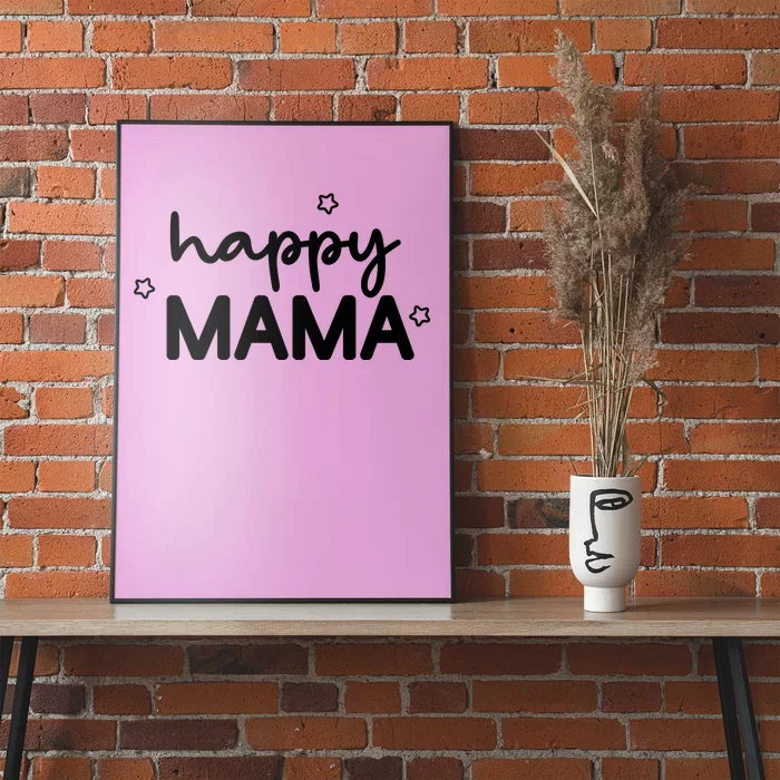 Happy Mama Cute Mom Gift Poster