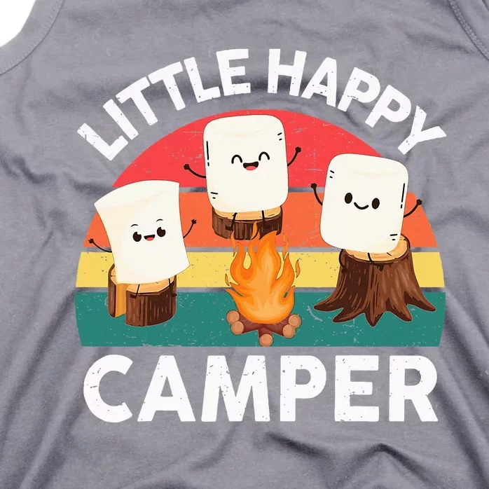 Happy Marshmallow Camper Boy Cute Camping Tank Top