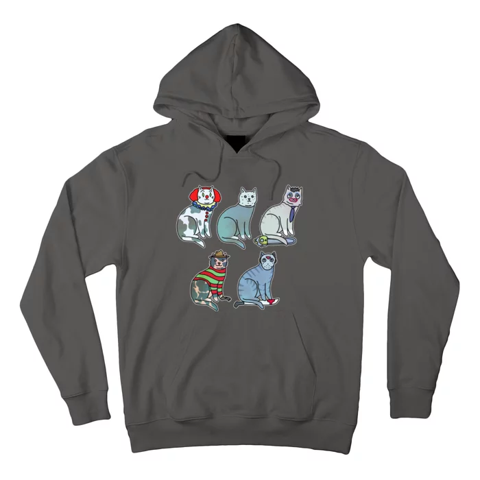 Horror Movie Cats Hoodie