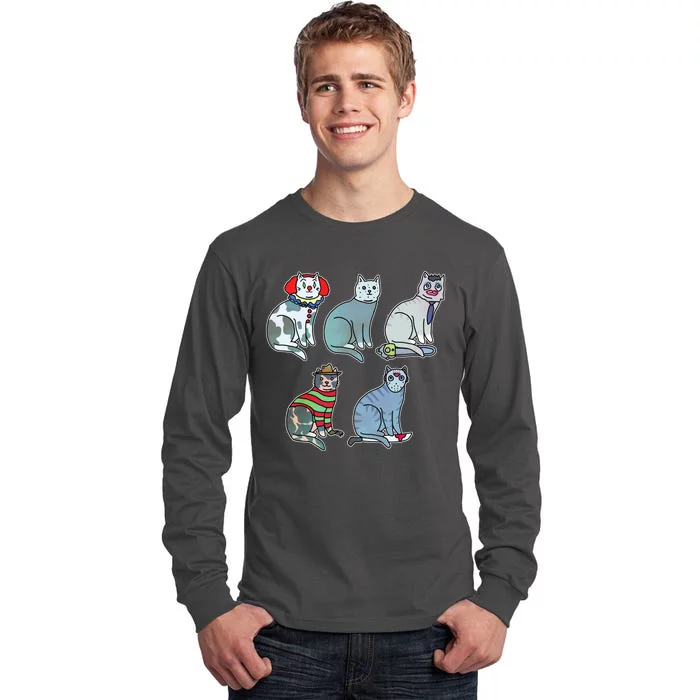 Horror Movie Cats Tall Long Sleeve T-Shirt