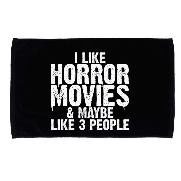 Horror Movie Design For Women Horror Movie Lover Microfiber Hand Towel