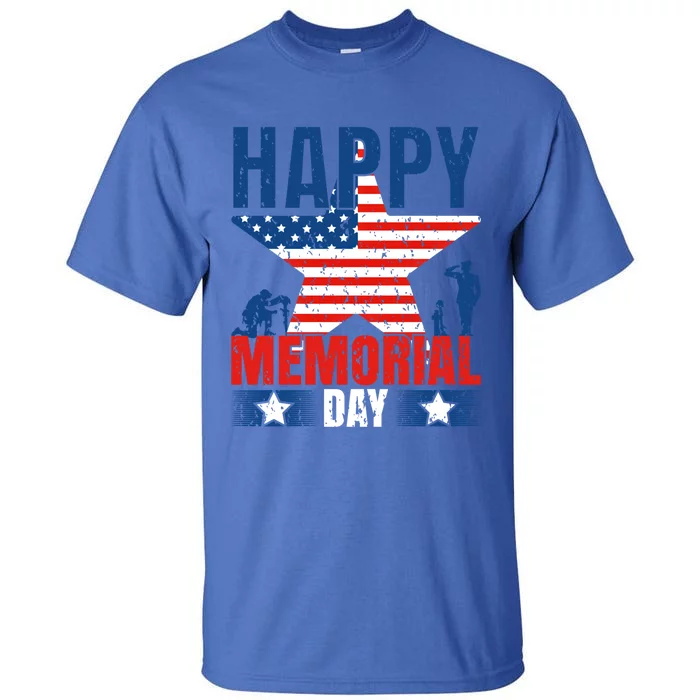 Happy Memorial Day Gift Memorial Day Gift Tall T-Shirt