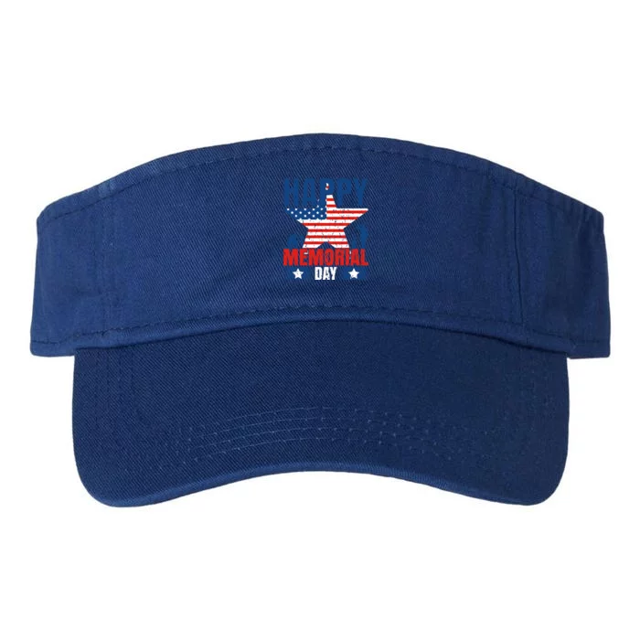 Happy Memorial Day Gift Memorial Day Gift Valucap Bio-Washed Visor