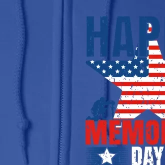 Happy Memorial Day Gift Memorial Day Gift Full Zip Hoodie