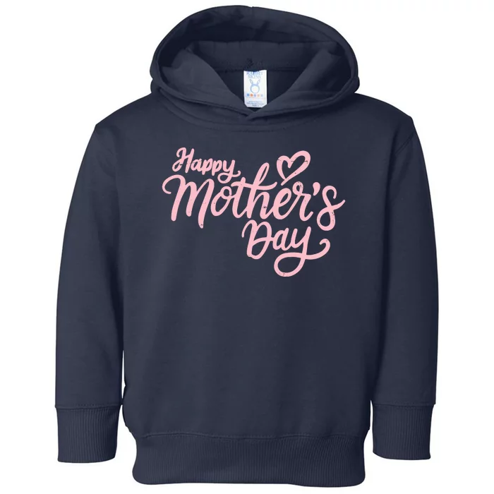 Happy Mothers Day Heart Cute Gift Toddler Hoodie