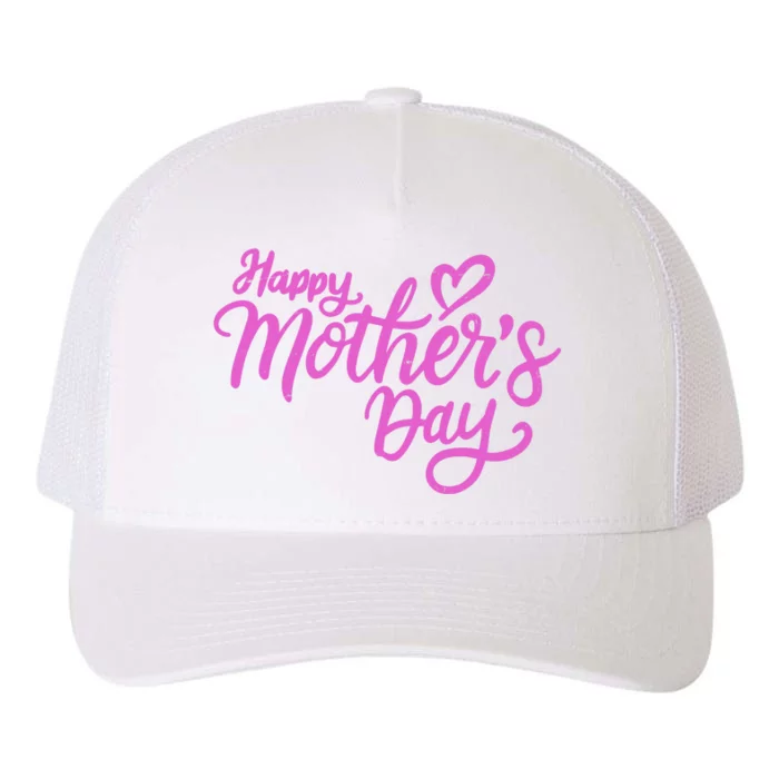 Happy Mothers Day Heart Cute Gift Yupoong Adult 5-Panel Trucker Hat