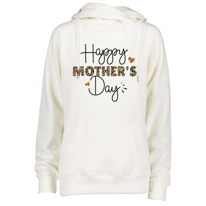 Happy Mothers Day for Mom Mommy Grandma Wo Gift Womens Funnel Neck Pullover Hood