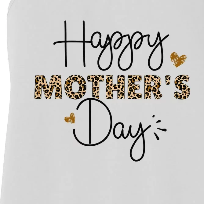 Happy Mothers Day for Mom Mommy Grandma Wo Gift Women's Racerback Tank