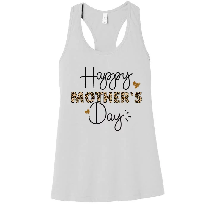 Happy Mothers Day for Mom Mommy Grandma Wo Gift Women's Racerback Tank