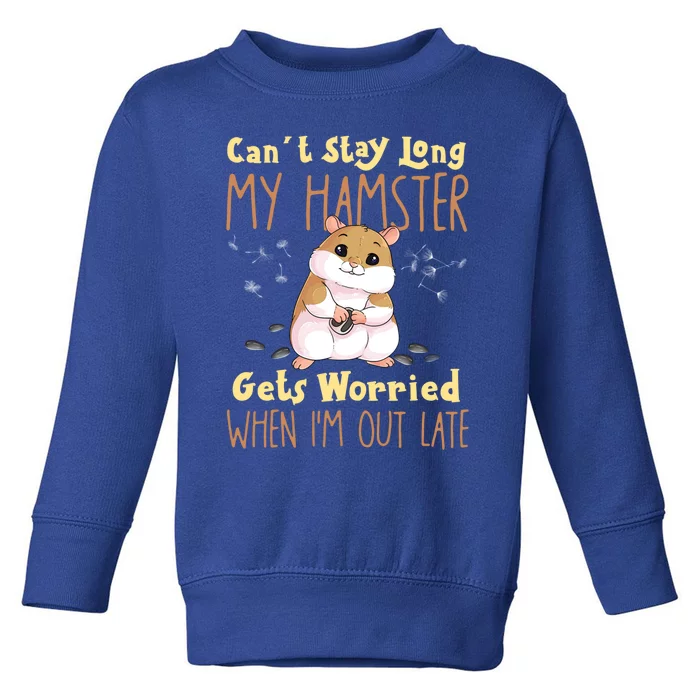 Hamster Meme Design For Pet Hamster Owners Gift Toddler Sweatshirt